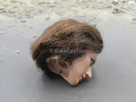 Royal Defender Black - Brunette Female Head Sculpt