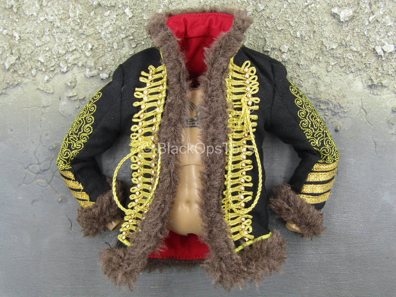 Load image into Gallery viewer, Jimi Hendrix - Embroidery Jacket w/Fur-Like Lining
