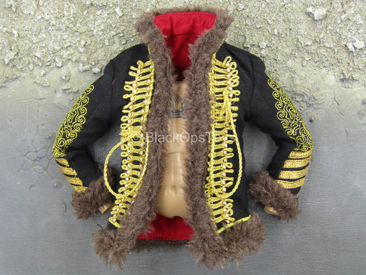 Jimi Hendrix - Embroidery Jacket w/Fur-Like Lining
