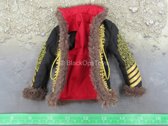 Jimi Hendrix - Embroidery Jacket w/Fur-Like Lining