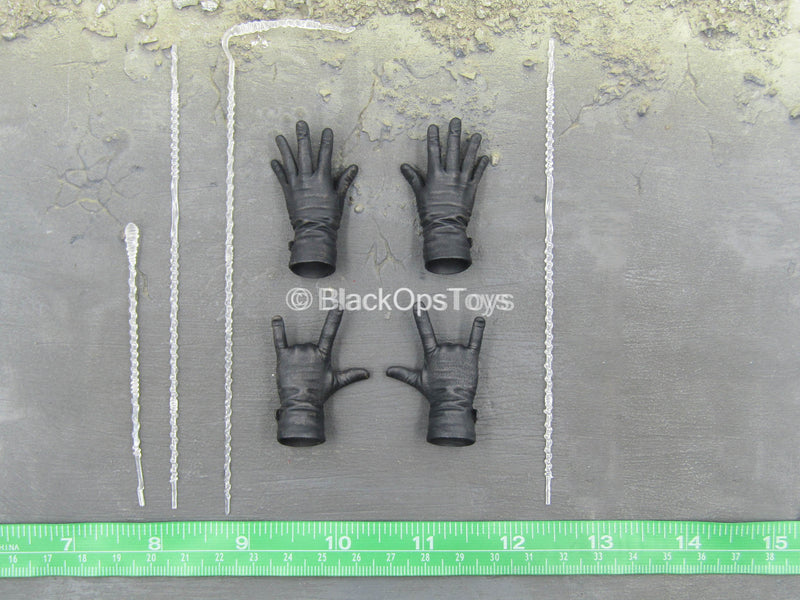 Load image into Gallery viewer, Dark Spider - Black Gloved Hand Set w/Webbing Set
