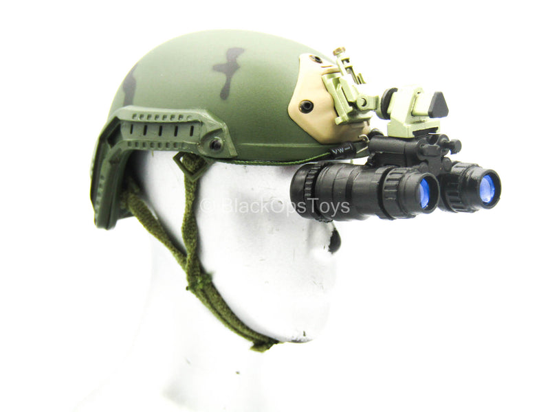 Load image into Gallery viewer, MARSOC MSOT - Green Helmet w/NVG Set

