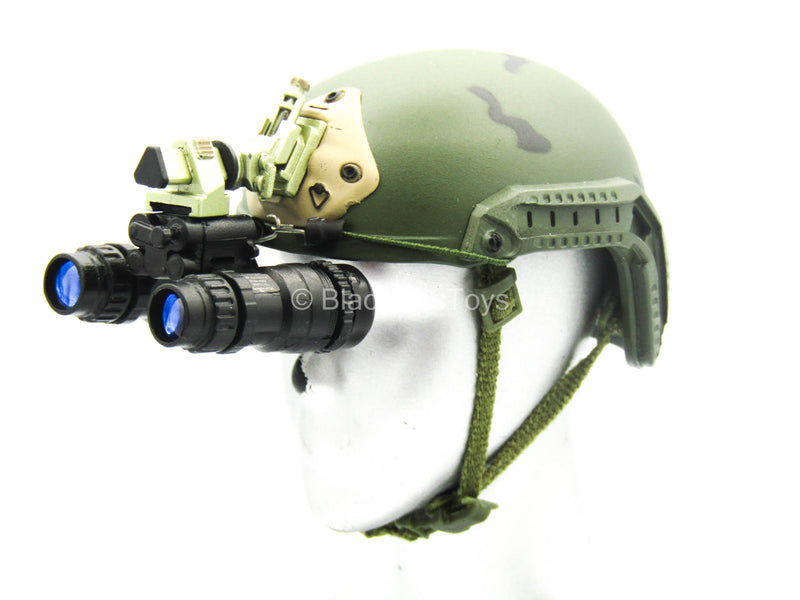 Load image into Gallery viewer, MARSOC MSOT - Green Helmet w/NVG Set
