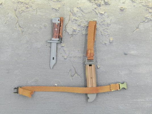 COBRA - Desert Ops Trooper - Bayonet Knife & Drop Leg Sheath