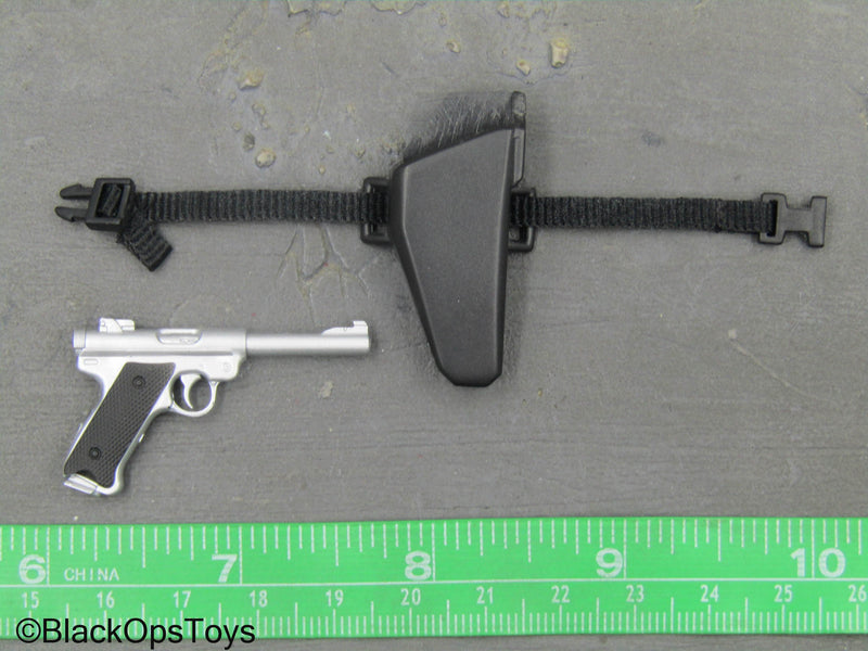 Load image into Gallery viewer, CY Girls Ver. 2.0 - Ice - Silver Like Pistol w/Right Hand Holster
