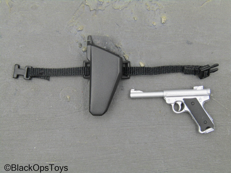 Load image into Gallery viewer, CY Girls Ver. 2.0 - Ice - Silver Like Pistol w/Left Hand Holster
