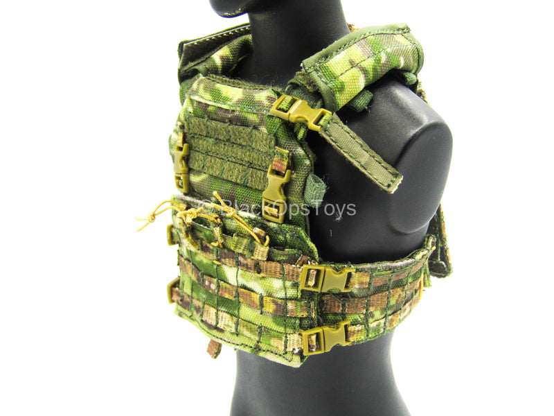 Load image into Gallery viewer, Russian Soldier Miss Spetsnaz - Female Multicam MOLLE Plate Carrier
