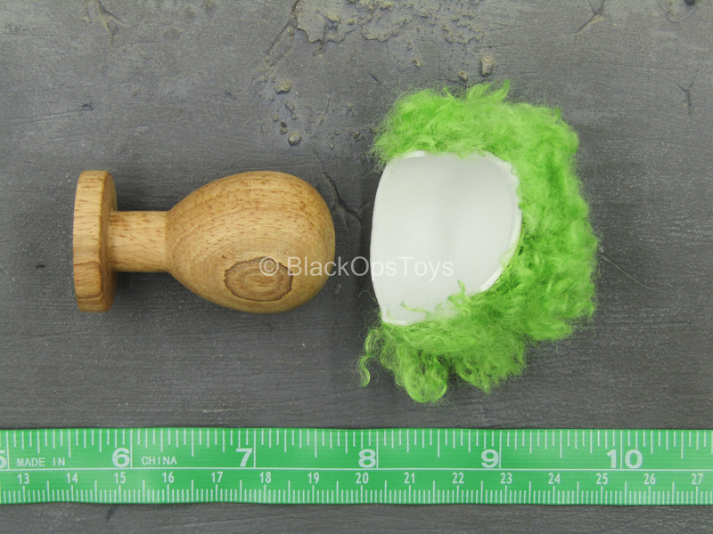 Load image into Gallery viewer, The Entertainer - Green Wig w/Stand

