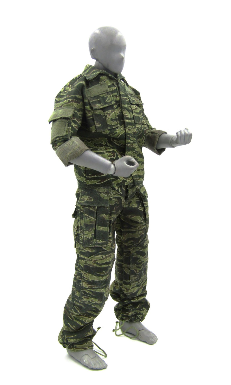 Load image into Gallery viewer, GI JOE - Ranger Stalker - Jungle Tiger Stripe Camo Uniform Set
