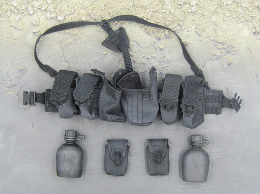 GI JOE - Ranger Stalker - Black Y-Harness LCE w/Pouch Set