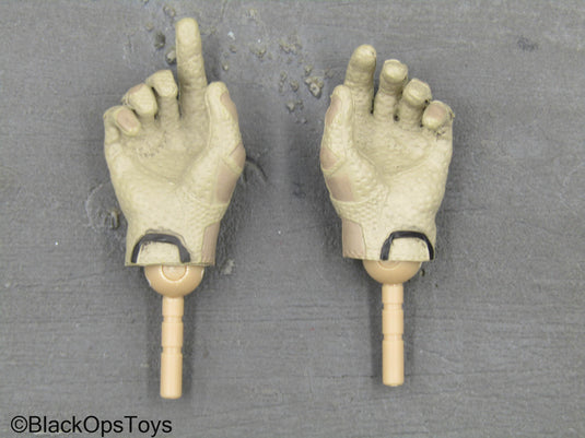 75th Ranger Regiment - Tan Male Right Trigger Gloved Hand Set