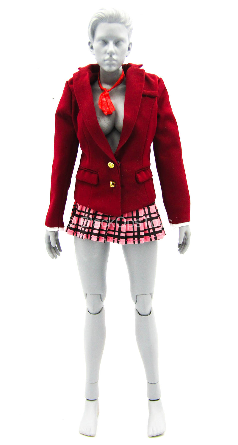 Load image into Gallery viewer, Office Lady - Red School Uniform
