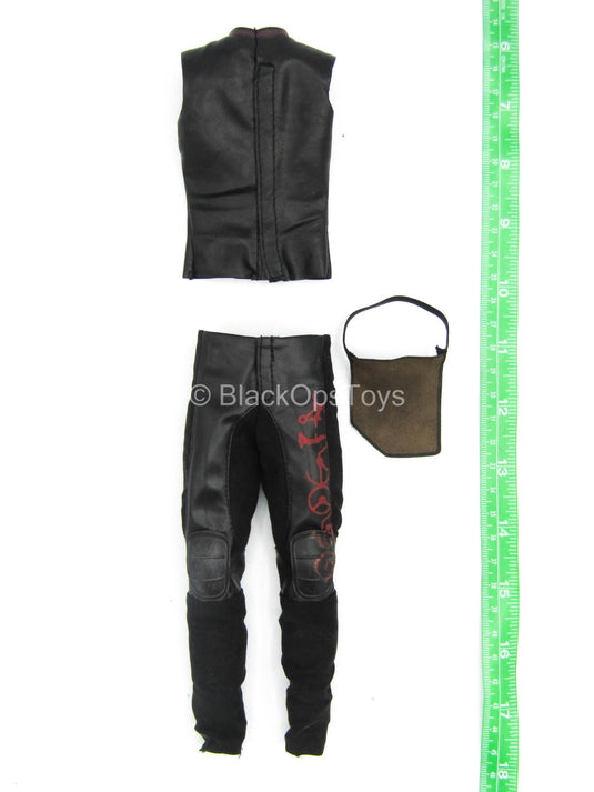Gladiator Thor - Black Leather Like Pants & Vest