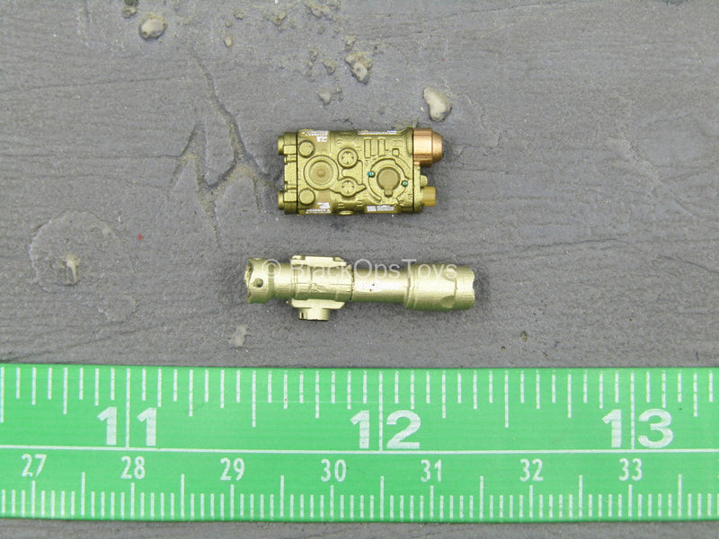 Load image into Gallery viewer, Special Forces LVAW - Gold Like PEQ &amp; Tac Light
