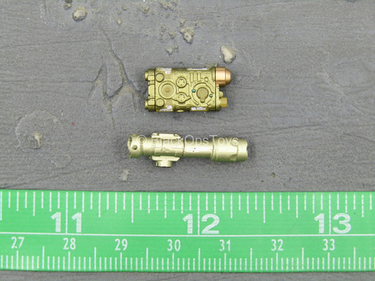 Special Forces LVAW - Gold Like PEQ & Tac Light