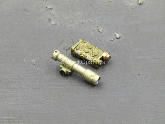 Special Forces LVAW - Gold Like PEQ & Tac Light