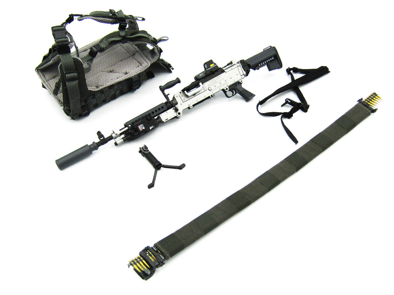 Load image into Gallery viewer, ZERT - AMG Juggernaut - M240L Machine Gun w/MICO Ammo Carrier Set
