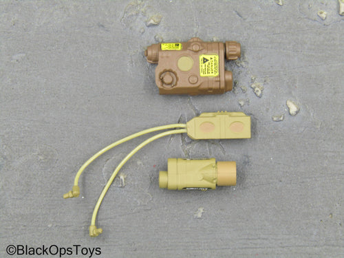 Special Forces - Brown PEQ w/Tan Pressure Switch & Tac Light