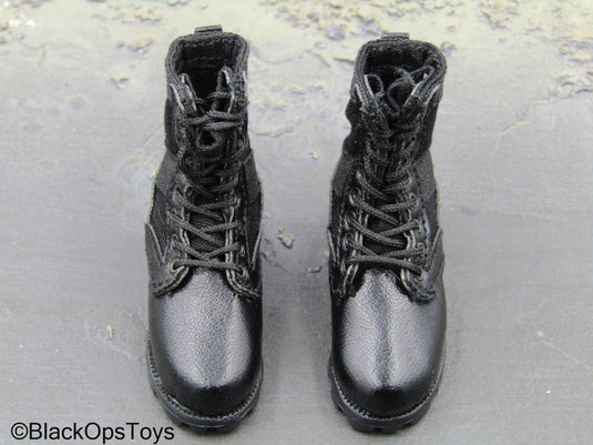Ultraman - Successor of Light - Black Leather-Like Boots (Foot Type)