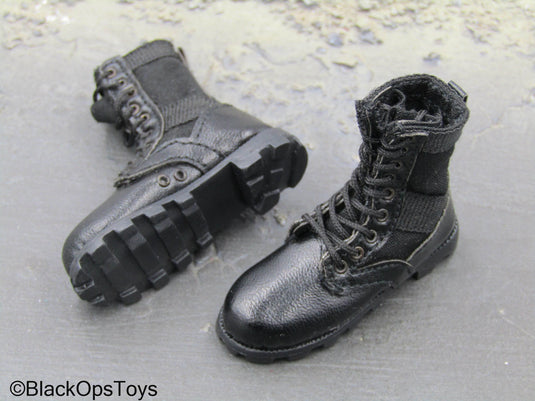 Ultraman - Successor of Light - Black Leather-Like Boots (Foot Type)