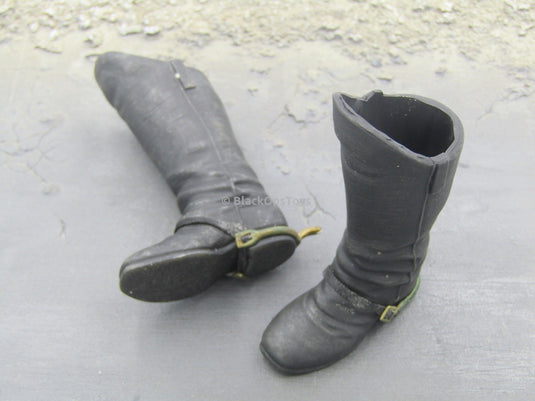 General Custer - Black Riding Boots w/Spurs (Foot Type)