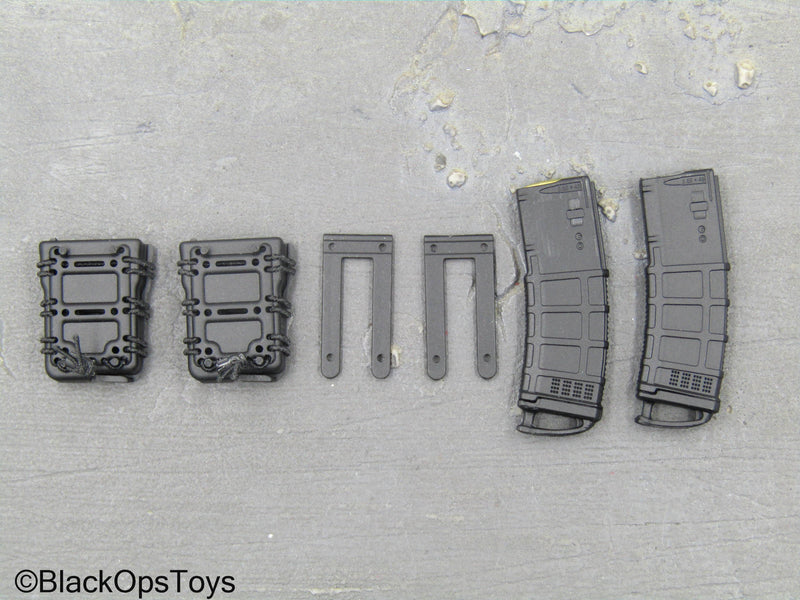 Load image into Gallery viewer, Special Forces - Black 5.56 Fast Mag Holster w/Magazines
