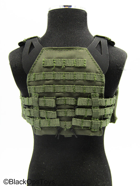 Special Forces - Grey MOLLE Plate Carrier Vest w/Radio Pouches