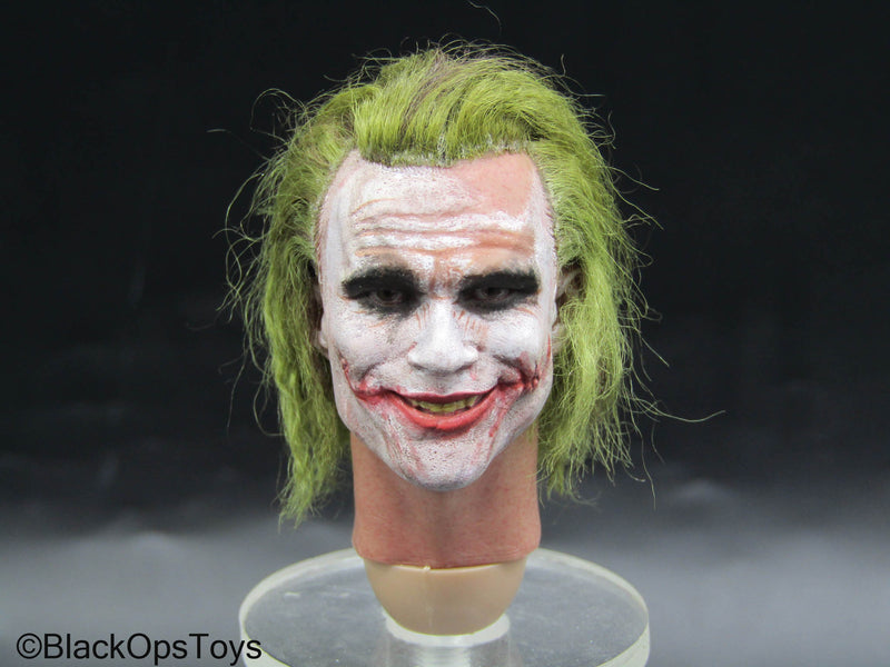 Load image into Gallery viewer, Custom Joker Head Sculpt w/Rooted Hair
