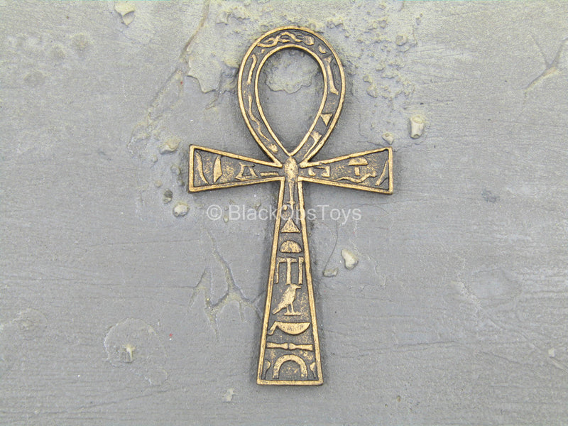 Load image into Gallery viewer, Ra God of Sun - Golden - Ankh Ornament
