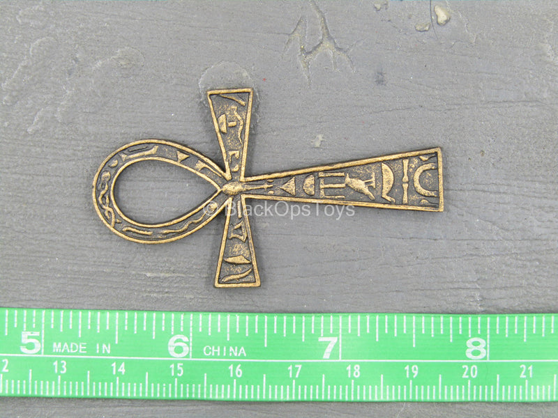 Load image into Gallery viewer, Ra God of Sun - Golden - Ankh Ornament
