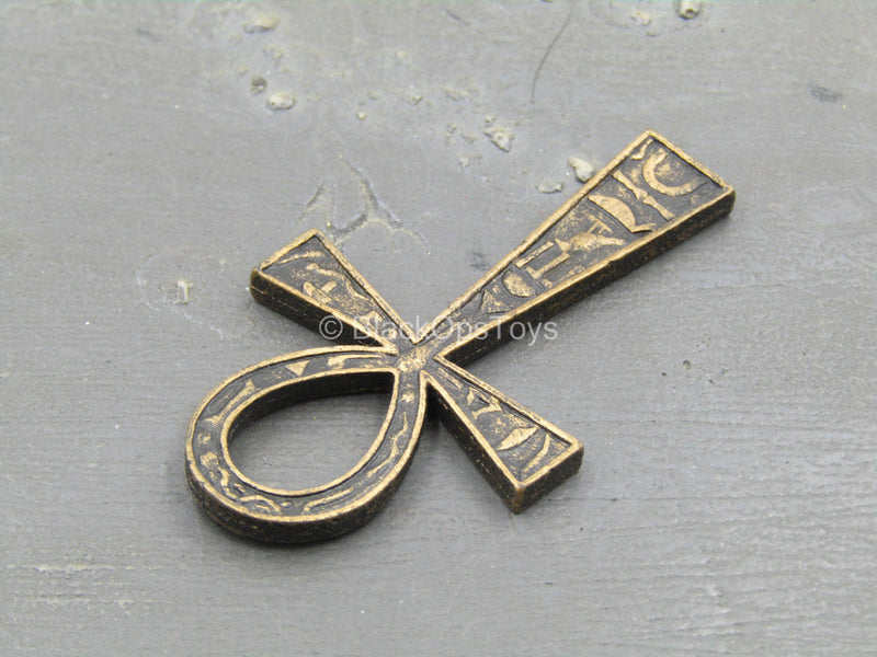 Load image into Gallery viewer, Ra God of Sun - Golden - Ankh Ornament
