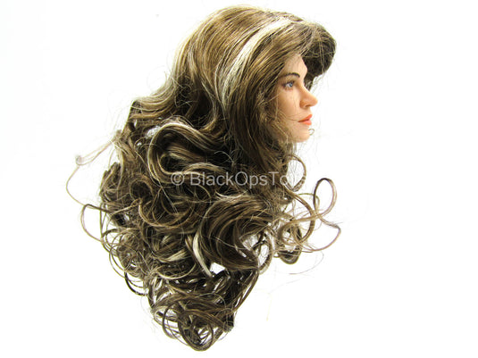 Brown Black & Honey Blonde Wig "Ginger"