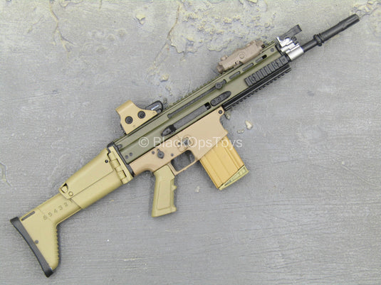 Weapons Collection - Scar-H Rifle w/Red Dot Sight & PEQ (READ DESC)