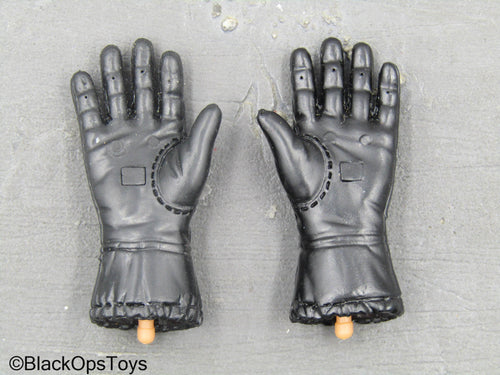 Black Gloved Hand Set