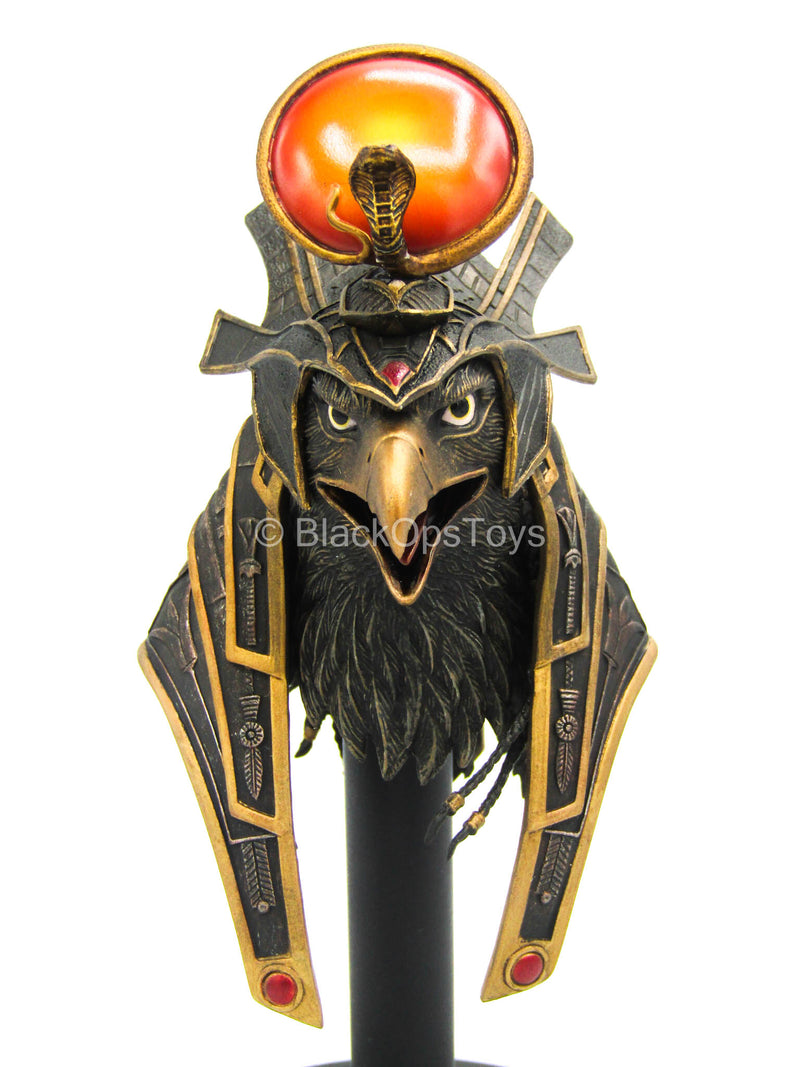 Load image into Gallery viewer, Ra God of Sun - Golden - Bird Head Sculpt w/Open Mouth

