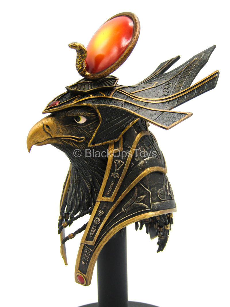 Load image into Gallery viewer, Ra God of Sun - Golden - Bird Head Sculpt w/Closed Mouth
