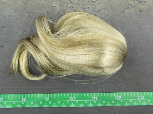 Light Peach Blonde & Ginger Brown Wig "Pretty Girl"