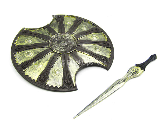 Greek Warrior Troy - Metal Shield w/Metal Sword