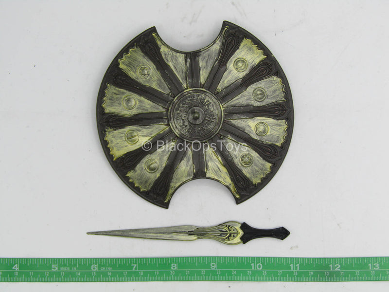 Load image into Gallery viewer, Greek Warrior Troy - Metal Shield w/Metal Sword
