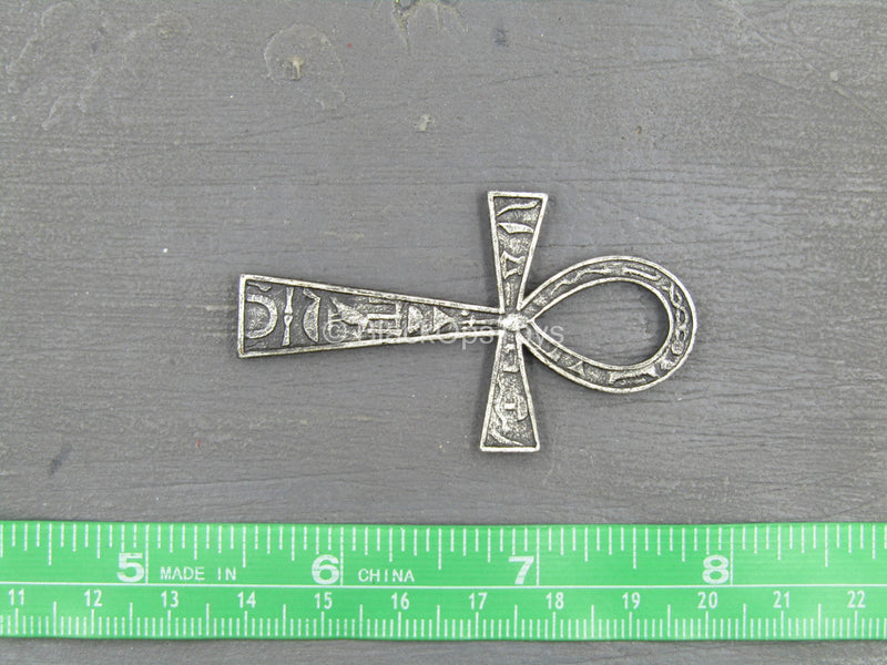 Load image into Gallery viewer, Ra God of Sun - Silver - Ankh Ornament
