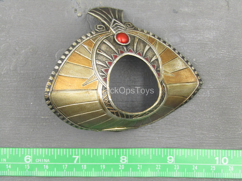 Load image into Gallery viewer, Ra God of Sun - Silver - Neck Armor
