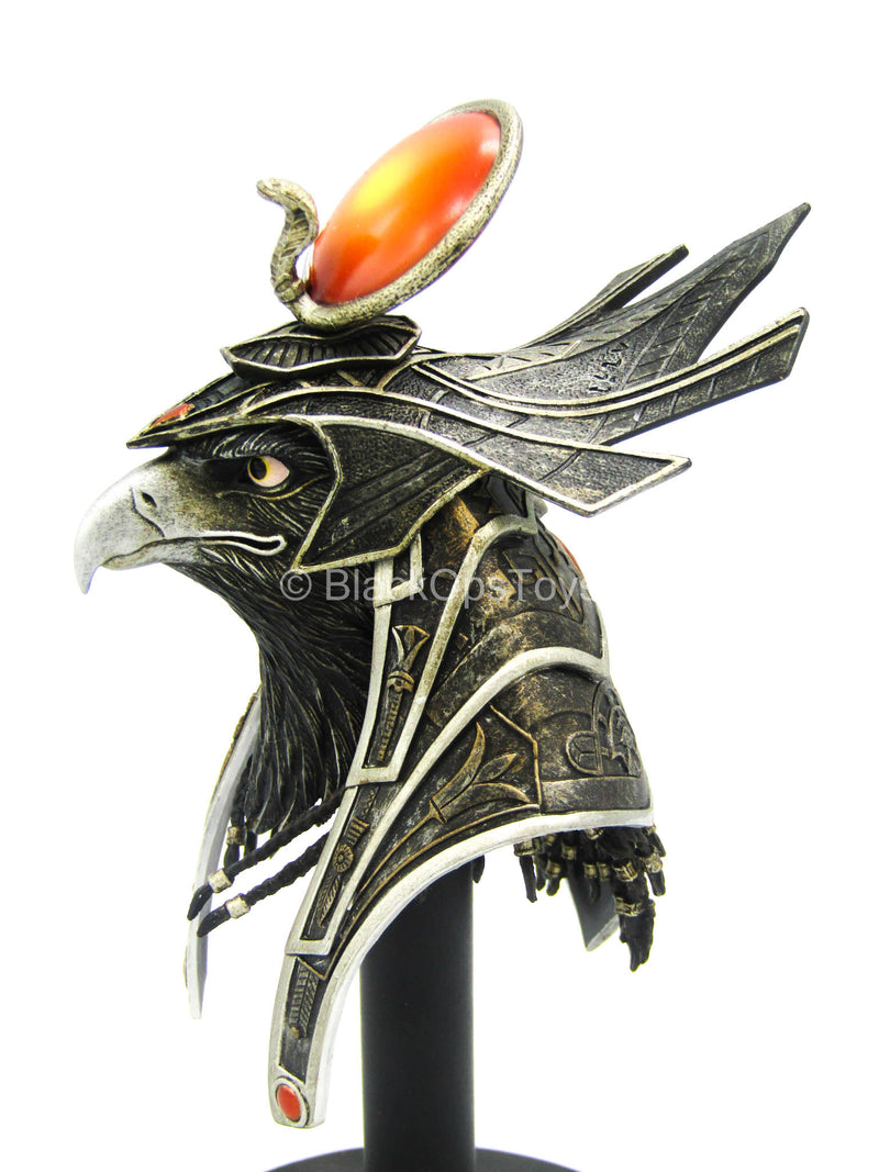 Load image into Gallery viewer, Ra God of Sun - Silver - Bird Head Sculpt w/Closed Mouth
