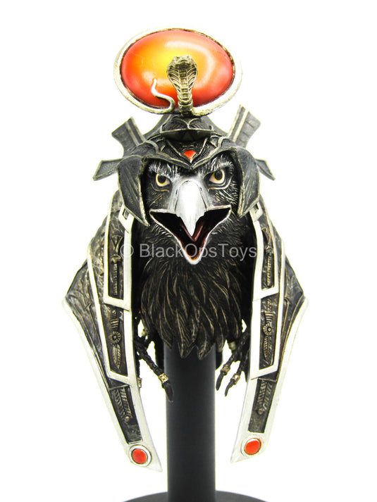 Ra God of Sun - Silver - Bird Head Sculpt w/Open Mouth