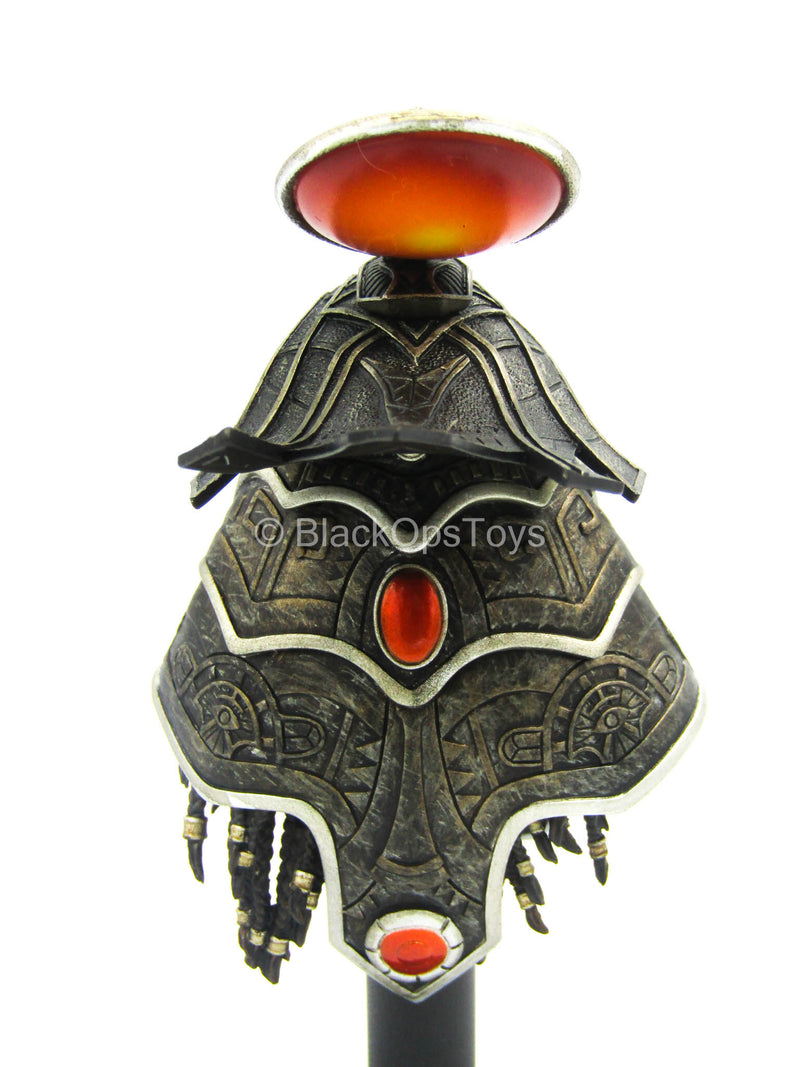 Load image into Gallery viewer, Ra God of Sun - Silver - Bird Head Sculpt w/Open Mouth

