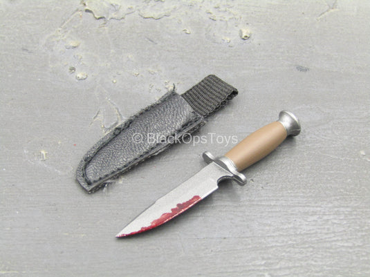 Rogue Survivor Anna - Knife w/Black Leather Like Sheath