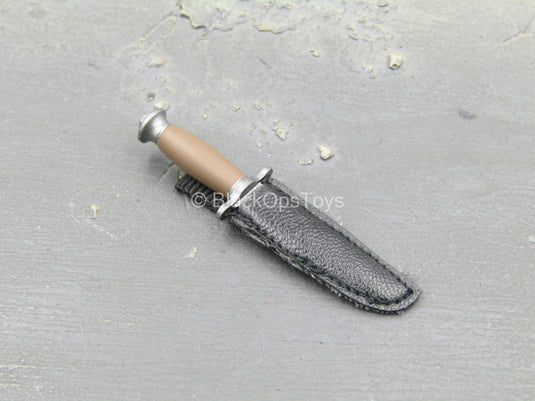 Rogue Survivor Anna - Knife w/Black Leather Like Sheath