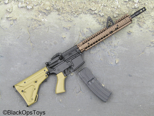 Special Forces - Black & Tan M4 Rifle w/60 Round Magazine