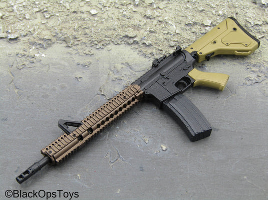 Special Forces - Black & Tan M4 Rifle w/60 Round Magazine