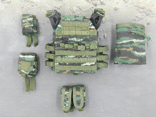 Snow Leopard Commando Unit - Chinese PLA Tiger Stripe Vest Set