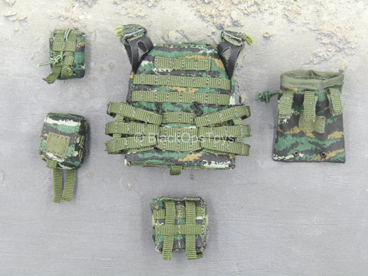 Snow Leopard Commando Unit - Chinese PLA Tiger Stripe Vest Set